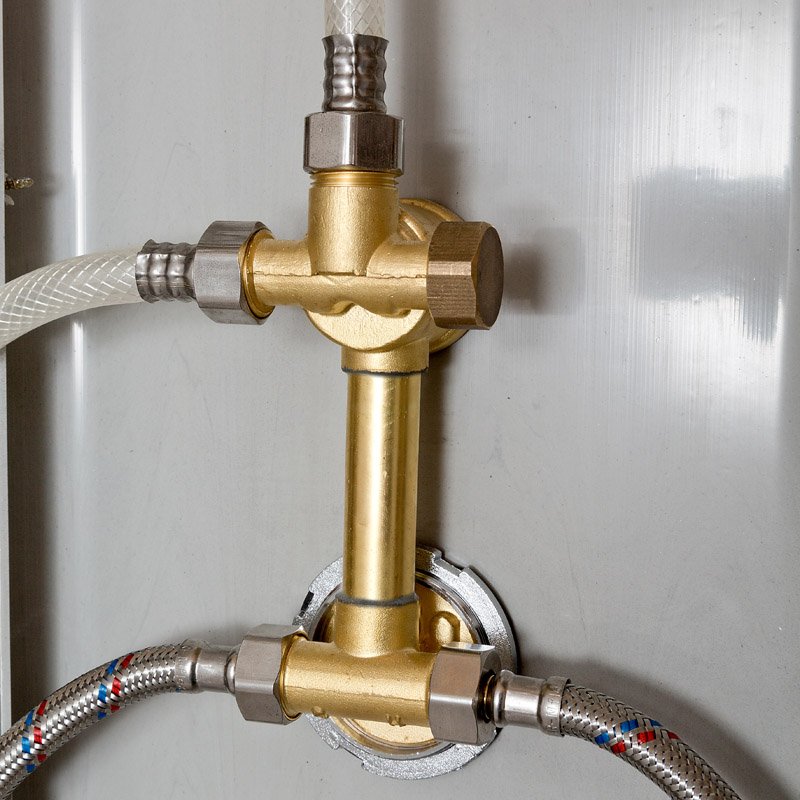 V1245 Душевая кабина DETO Серия V BМ1590 с гидромассажем BLACK - Вид №27