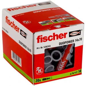 Дюбель универсальный Fischer Duopower , 14x70 мм, 20 шт.