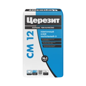 Клей для керамогранита крупного формата Церезит CM12 25 кг