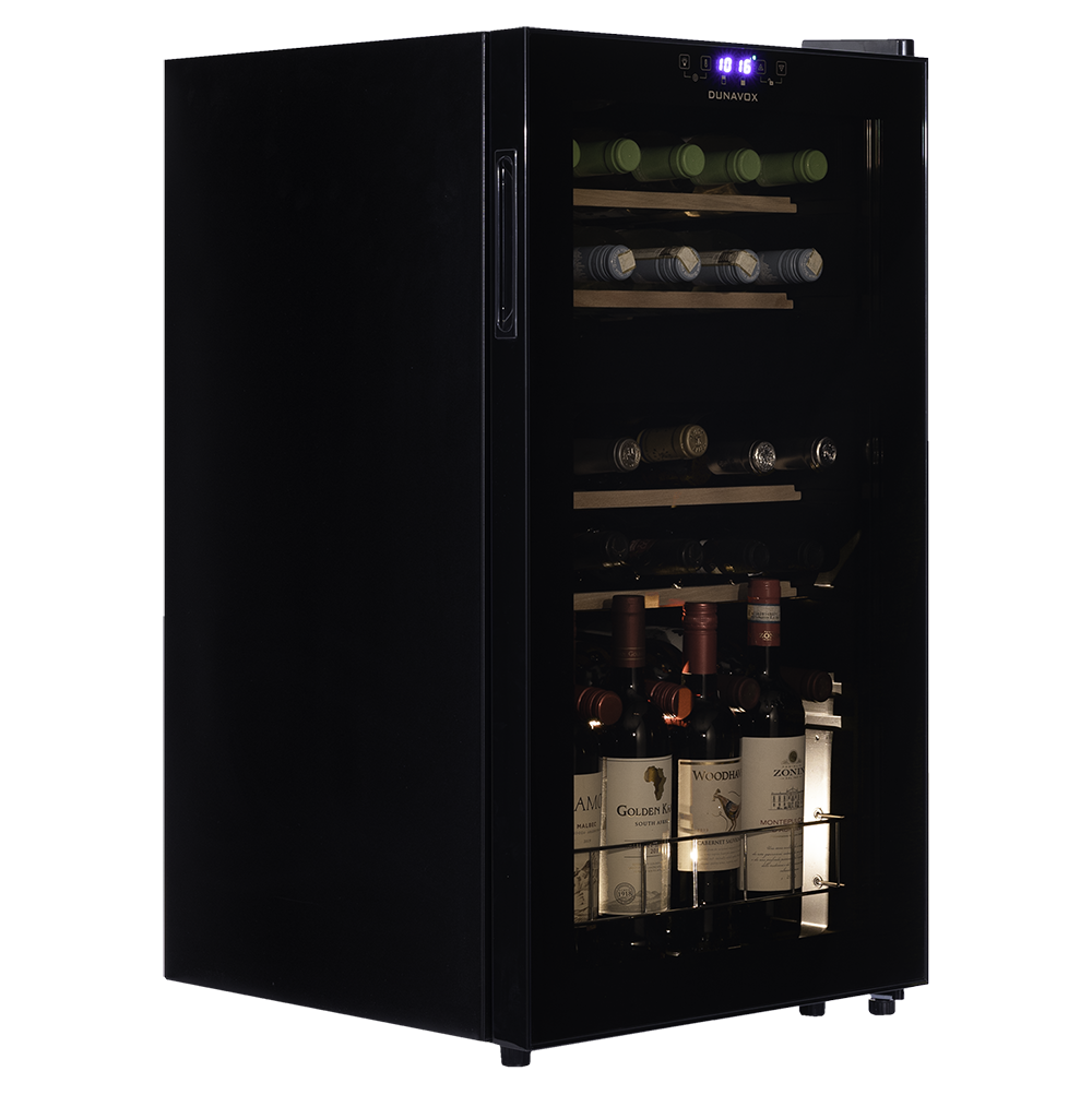 5342474 Винный шкаф Dunavox DXFH-30.80 черный STDN-0014062 - Вид №3