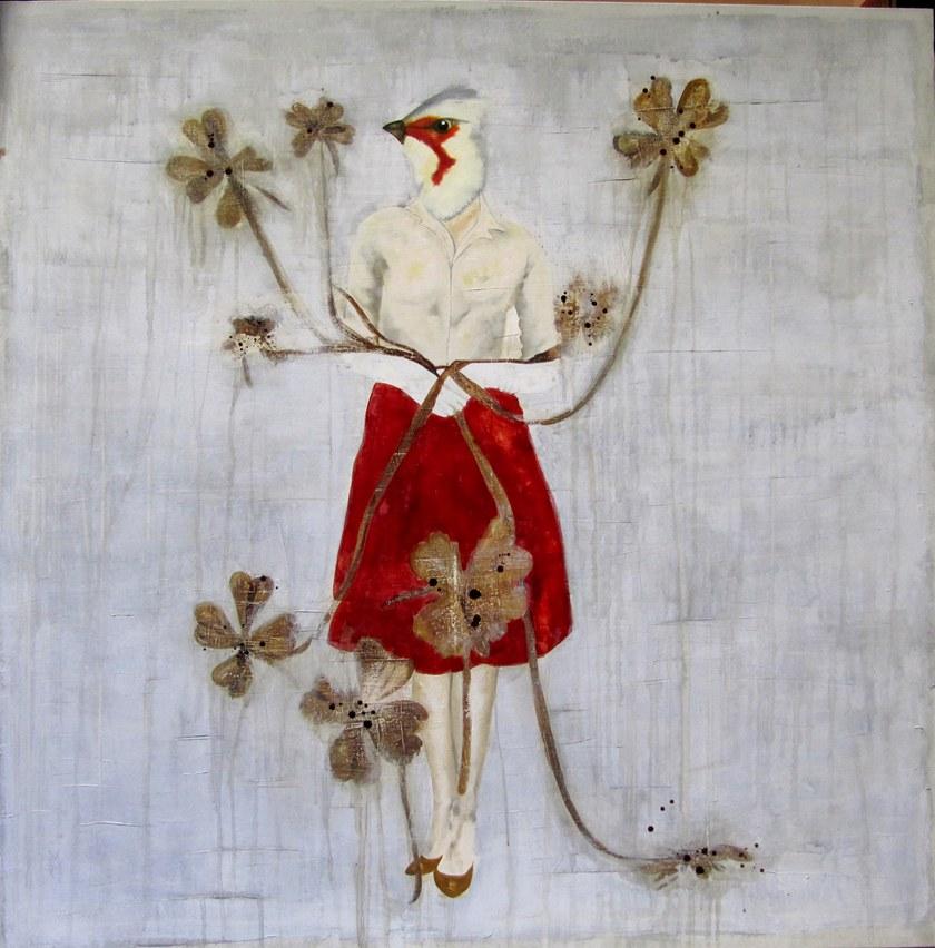 ICI ET LÀ Смешанная техника на холсте K. fabrizzi Kf12 - Вид №1