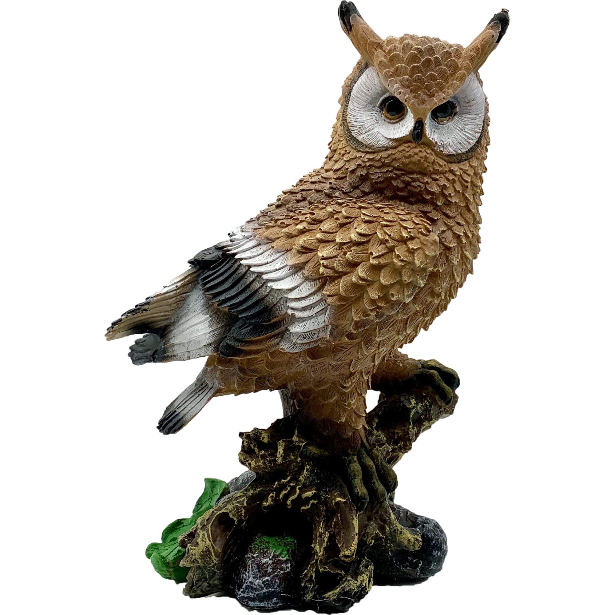 82558147 Садовая фигура «Филин на пне» высота 40 см Santreyd 