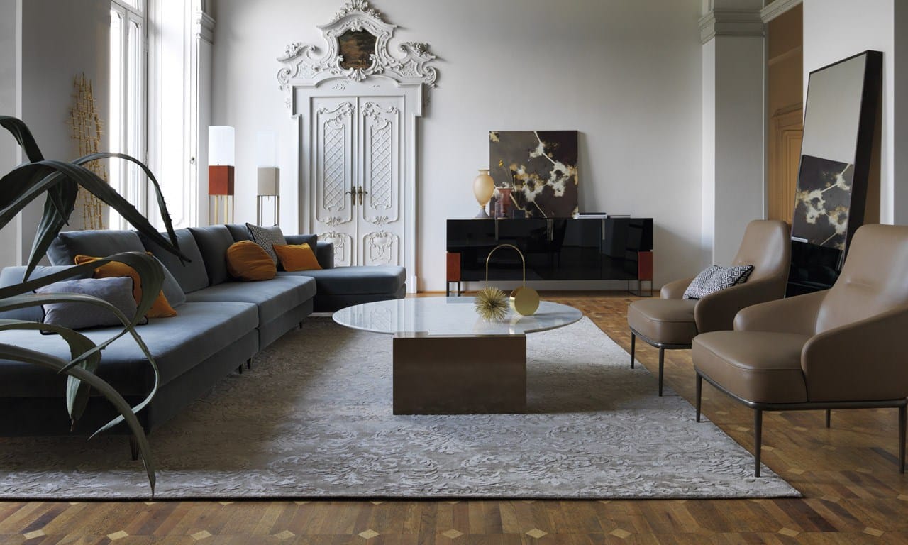 Мраморный низкий журнальный столик OAK Милан ARCH-00019779 - Вид №2