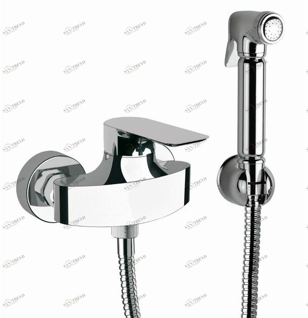 Remer Rubinetterie Смеситель для душа, однорычажный, из хромированной латуни, с ручным душем Infinity I c31 rel