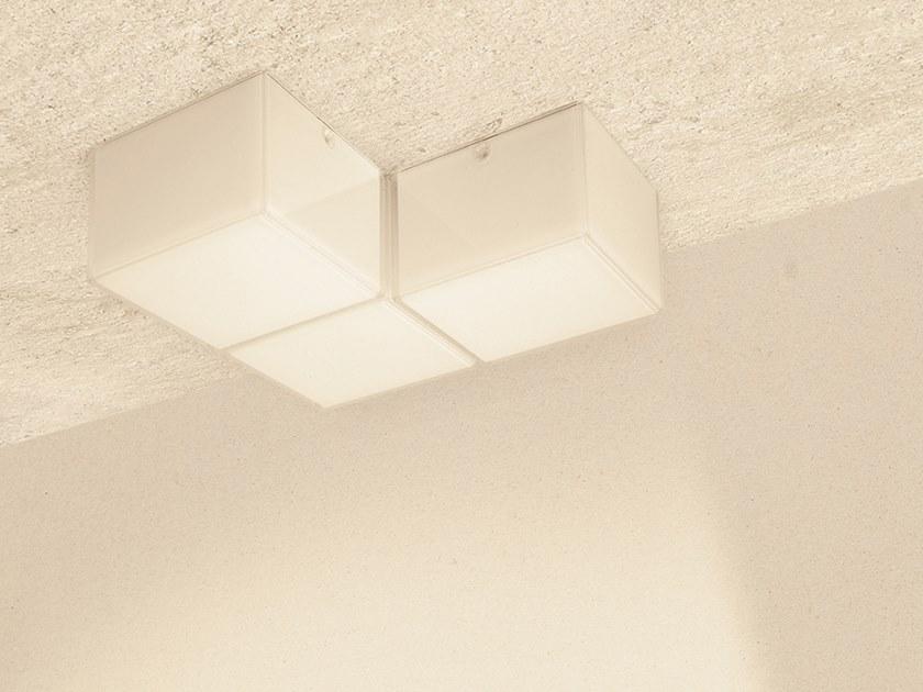 ENGI Настенный светильник / потолочный светильник из опалового стекла Divetro Endv90  - Вид №2