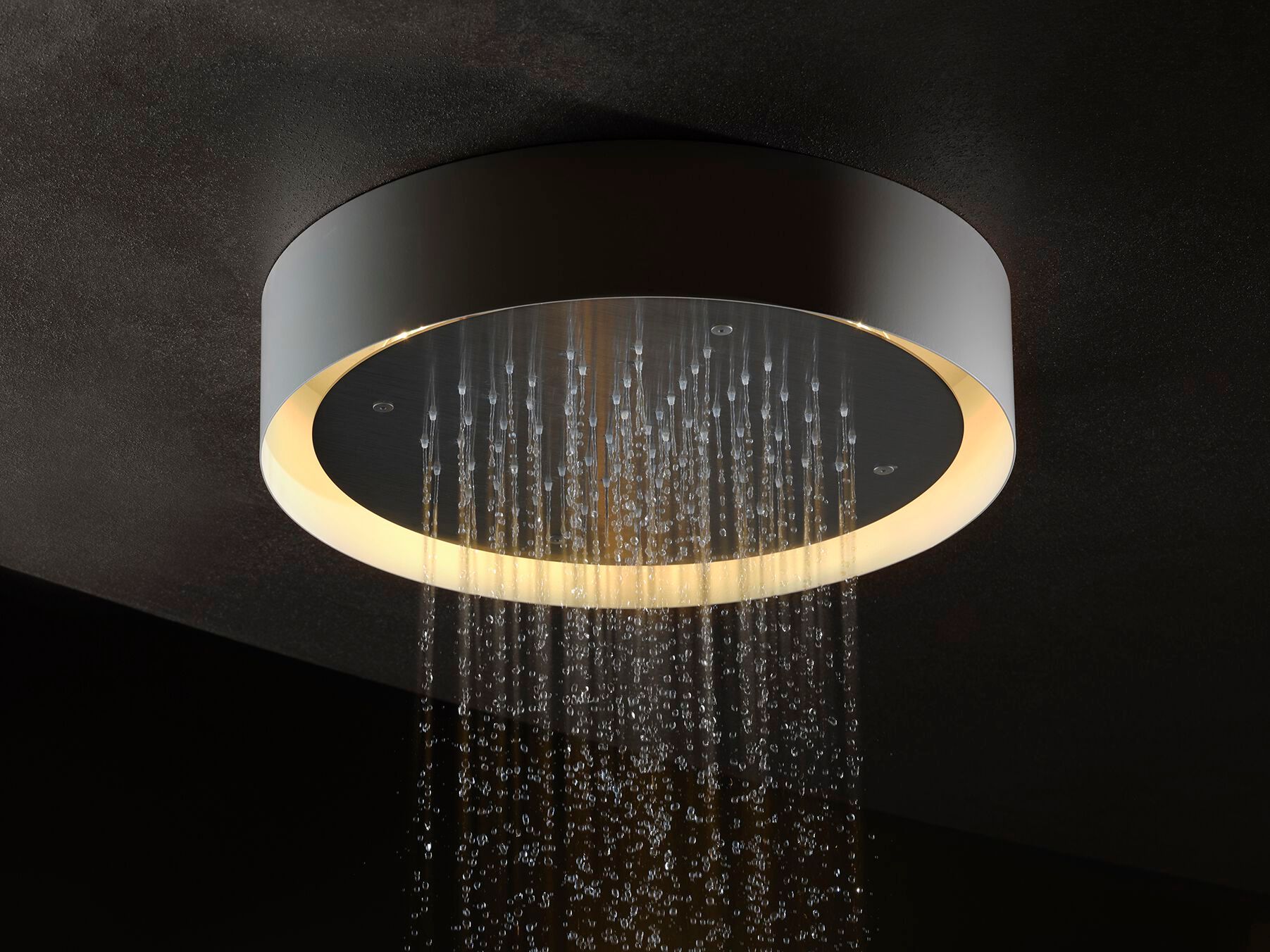 Круглая душевая головка из нержавеющей стали с хромотерапией Ritmonio 75IP06 ARCH-00060157 - Вид №1