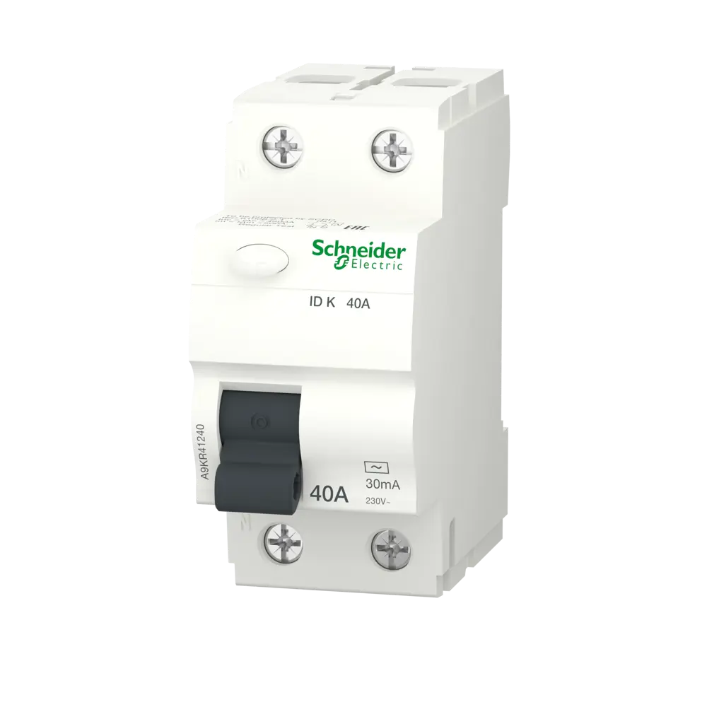 УЗО Systeme Electric Acti9 1P N 40 A 30 мА 10 кА AC A9R41240 82850931 STLM-2050550 