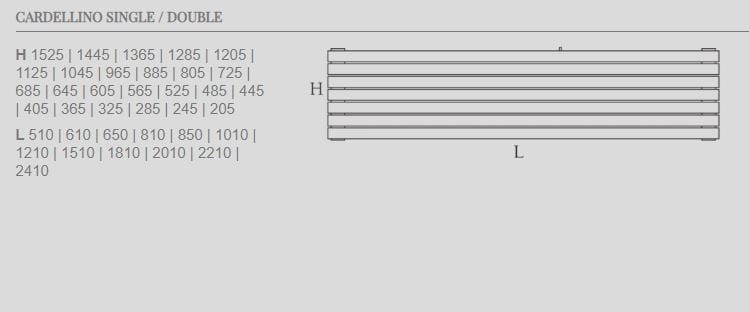 Настенный стальной полотенцесушитель Caleido ARCH-00004273 - Вид №1