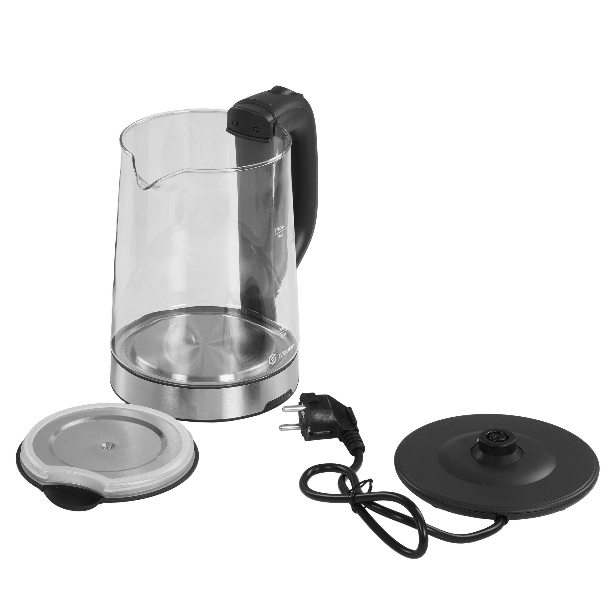 9207806 Электрочайник EVOLUTION KG17182 черный STDN-0134909 - Вид №4