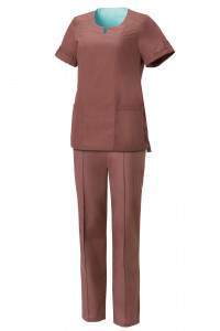 5043390 Костюм женский шоколадный GVENN  Медицинская одежда  размер 52-54/158-164