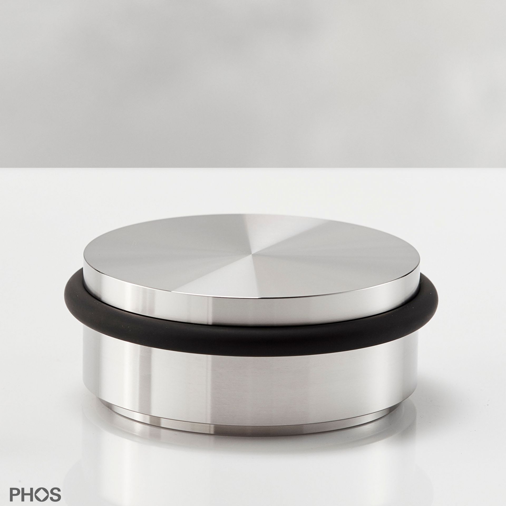 TSB70-30 Дверной стопор напольный, без шурупов, ø70 мм, высота 3 см. PHOS  - Вид №1