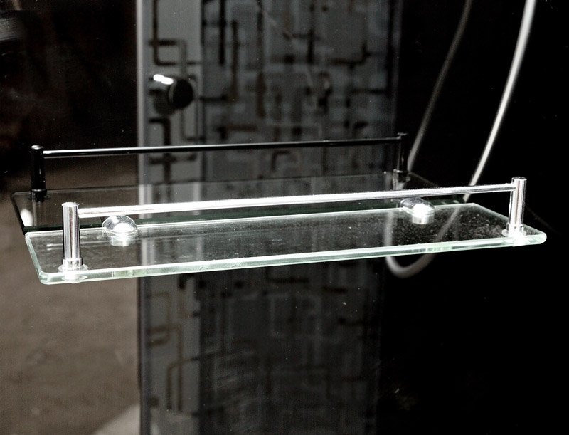 V1245 Душевая кабина DETO Серия V BМ1590 с гидромассажем BLACK - Вид №7