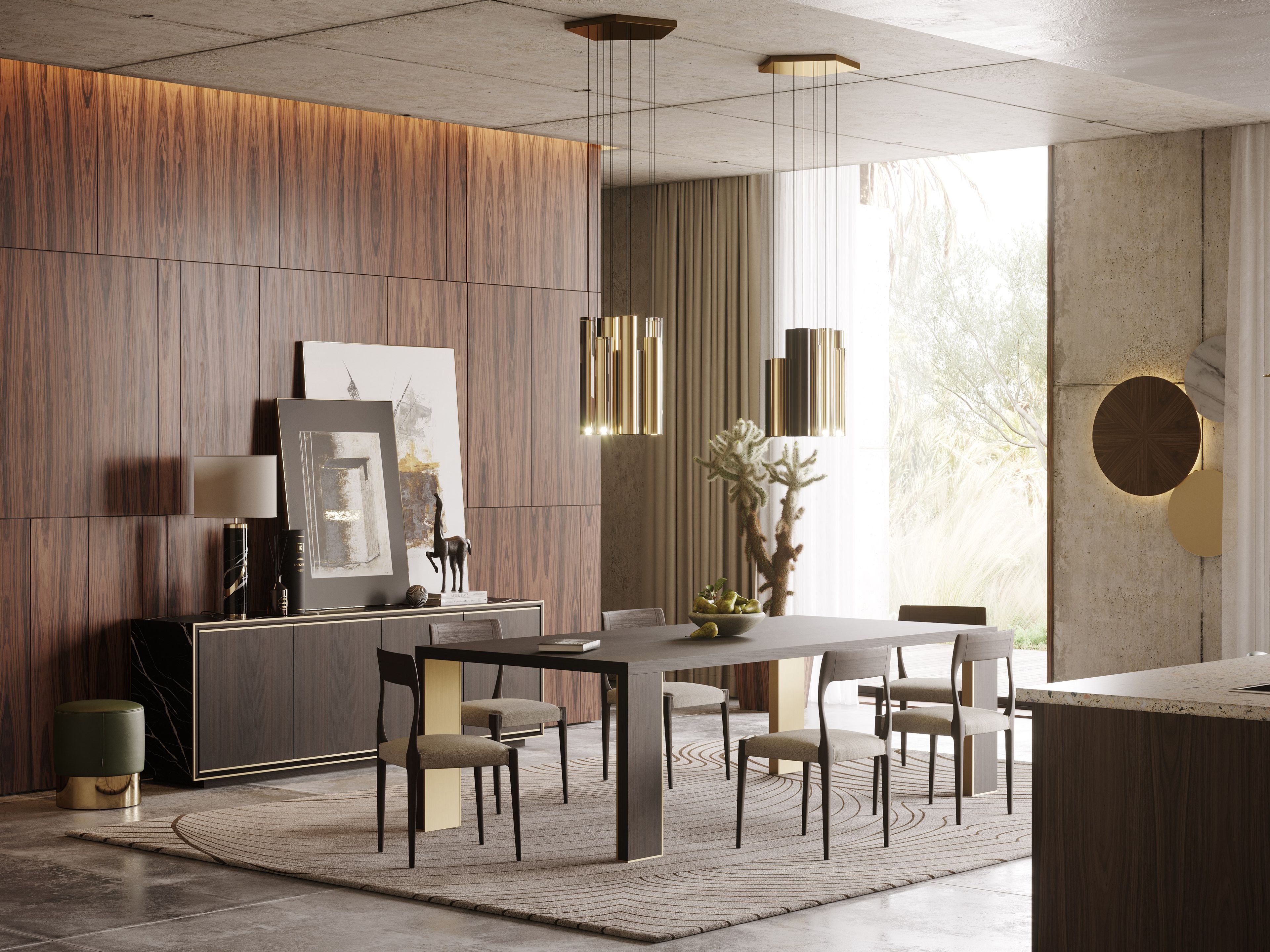 Подвесной светильник из нержавеющей стали Laskasas ARCH-00080288 - Вид №1