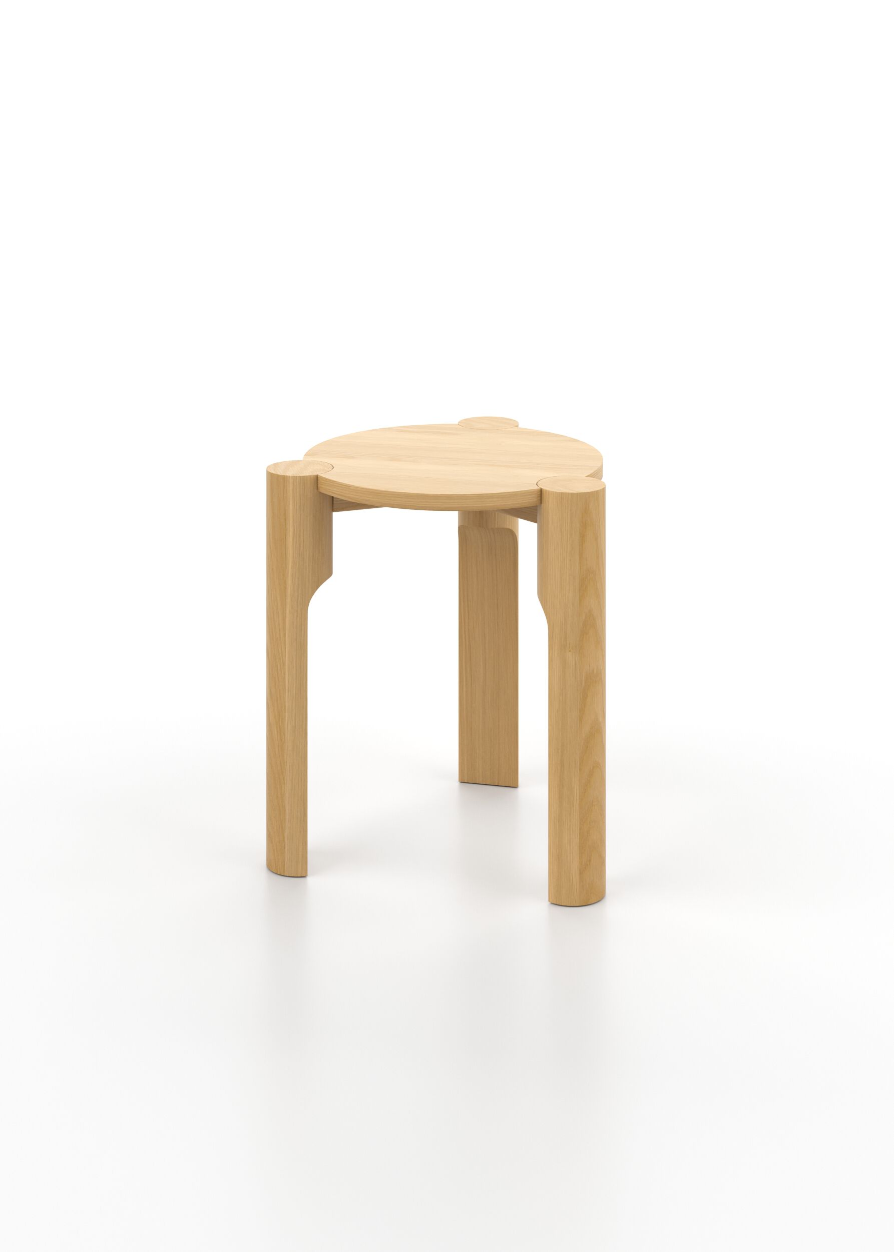 Деревянный низкий стул Omelette Editions Domus ARCH-00021458 - Вид №3