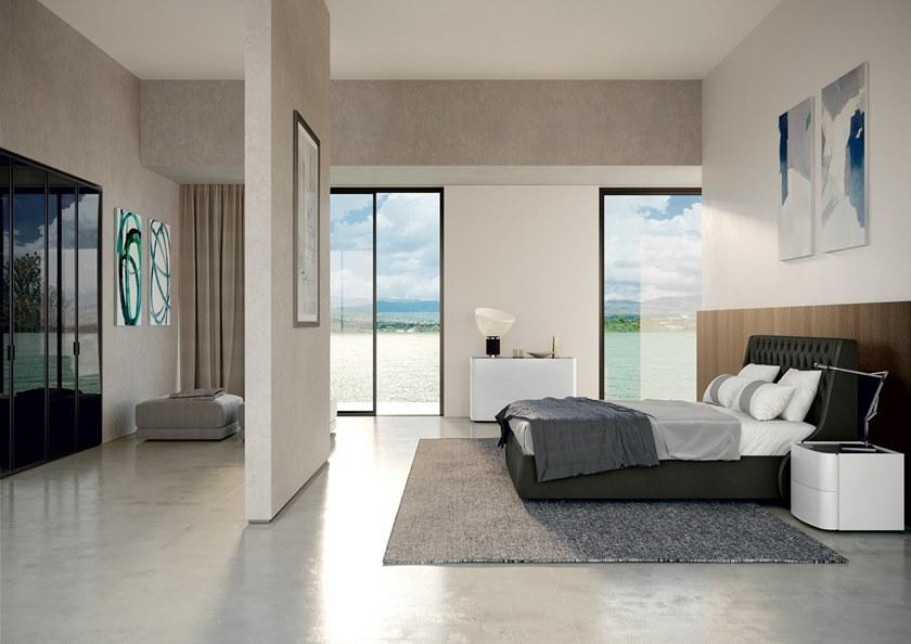 Febal Casa Лаковая прикроватная тумба с ящиками Marlene sun-id-1441840 - Вид №2