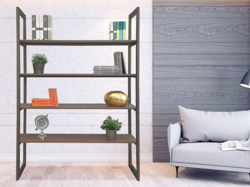 Самонесущий модульный офисный книжный шкаф из алюминия и дерева STUDIO T Ecodesign ARCH-00086315 - Вид №3