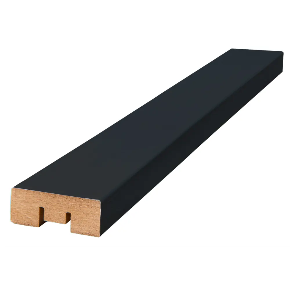 PORTIKA Декоративная рейка МДФ черная для современного интерьера 85314193 STLM-1466649