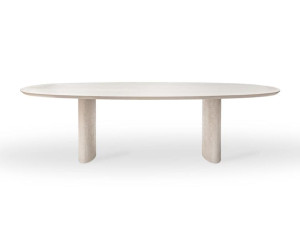 Овальный гипсовый стол