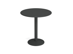 Стальной круглый садовый стол