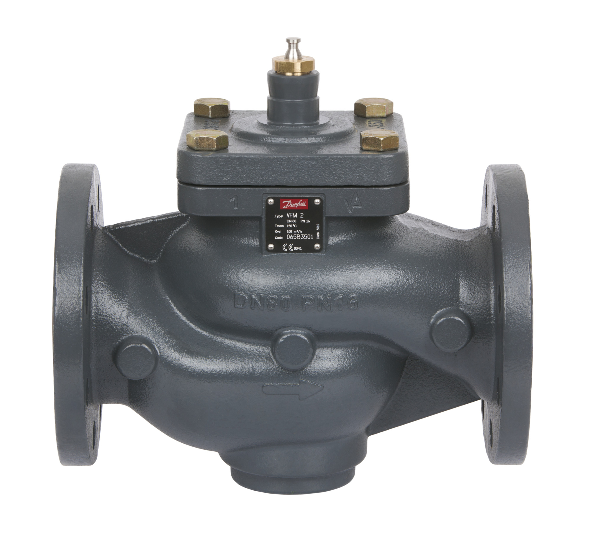 Danfoss Клапан регулирующий VFM 2 фланцевый VFM 2 Клапан регулирующий Ду100 Kv160 065B3502  - Вид №17