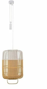 Forestier Подвесной светильник из бамбука Bamboo square