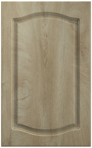 Фасады для кухни Классика Фрезеровка «Классика двойная» Дуб каменный №283