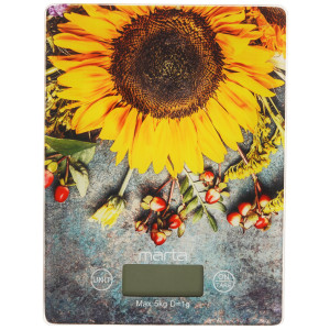 9915670 Кухонные весы MARTA MT-1634 разноцветный