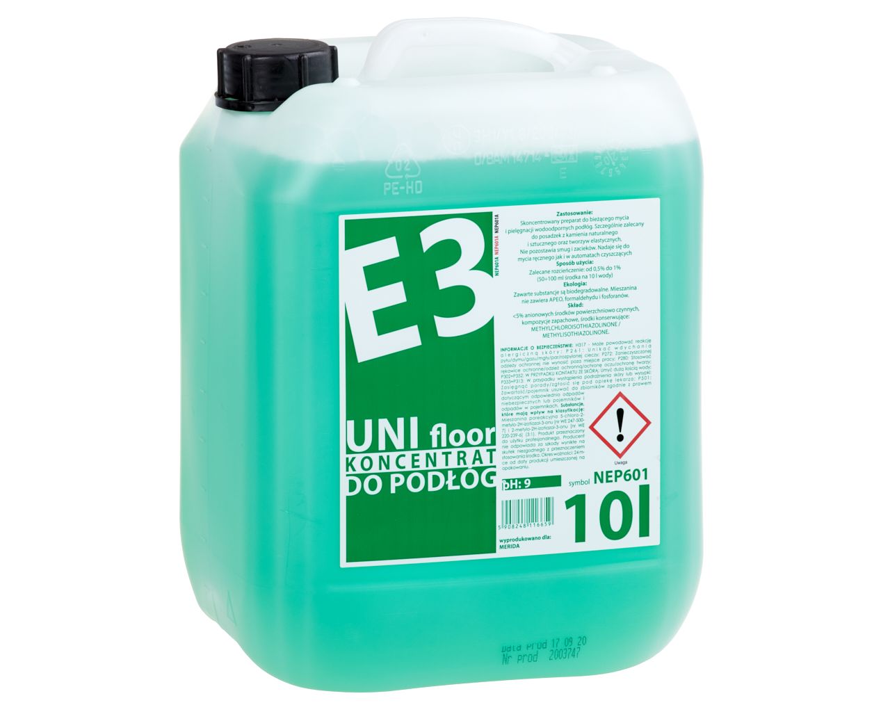 NEP601 Канистра E3 UNI Floor 10 л Merida 