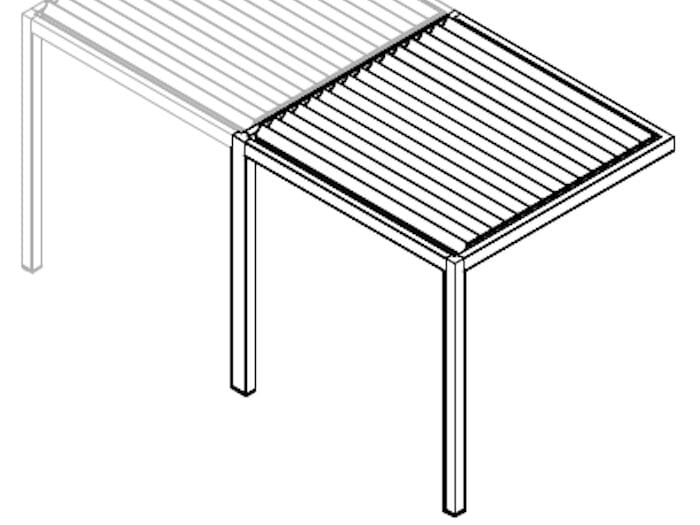 Пергола из алюминия с поворотными пластинами Mv Line Биоклиматика ARCH-00040797 - Вид №1