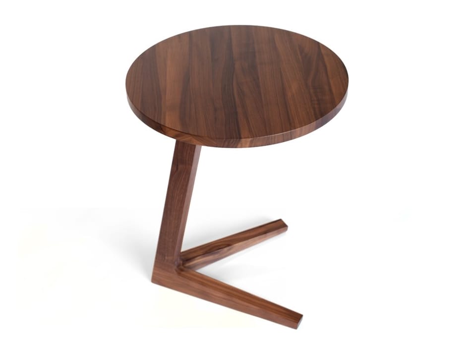 Круглый журнальный столик из орехового дерева Case Cross ARCH-00084366 - Вид №3