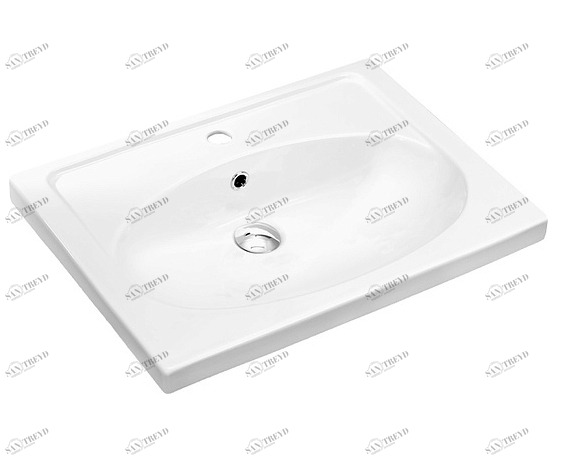 2312221 Встроенная раковина под столешницу овальная KIROVIT 