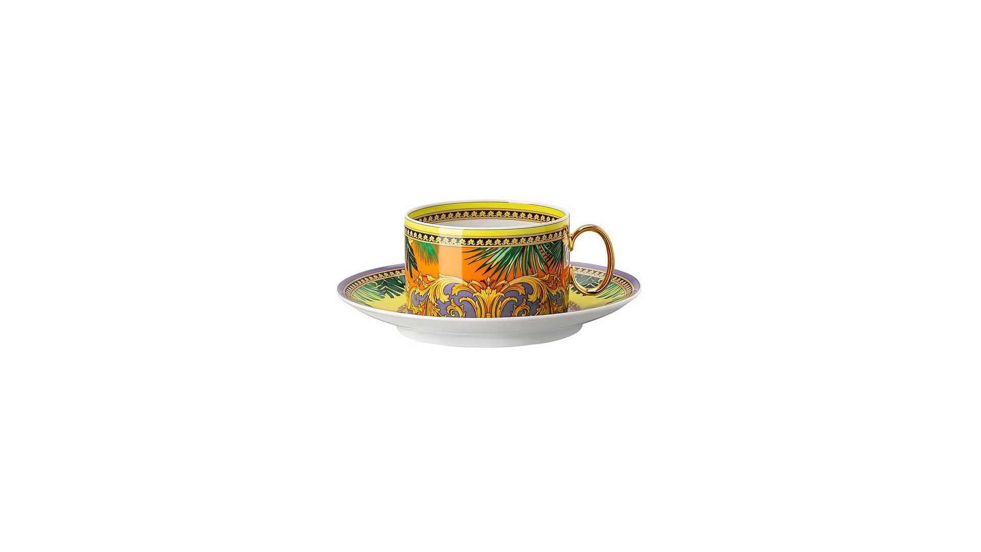 10661005 Rosenthal Versace Сервиз чайный Rosenthal Versace Мир джунглей на 6 персон 21 предмет, фарфор Фарфор  - Вид №3