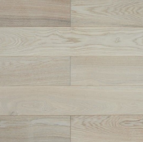 Паркетная доска Amber Wood Белый Ясень с брашью (Текстурированная) 1860х189 мм 2600200426 - Вид №1