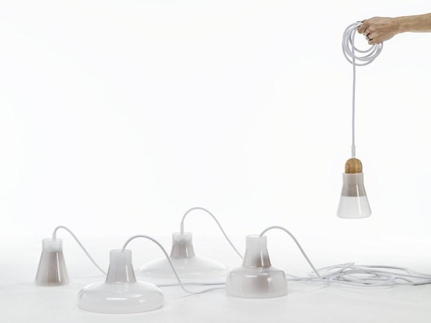 BROKIS Подвесной светильник из дутого стекла с диммером Shadows Pc894-95-96-97 - Вид №7