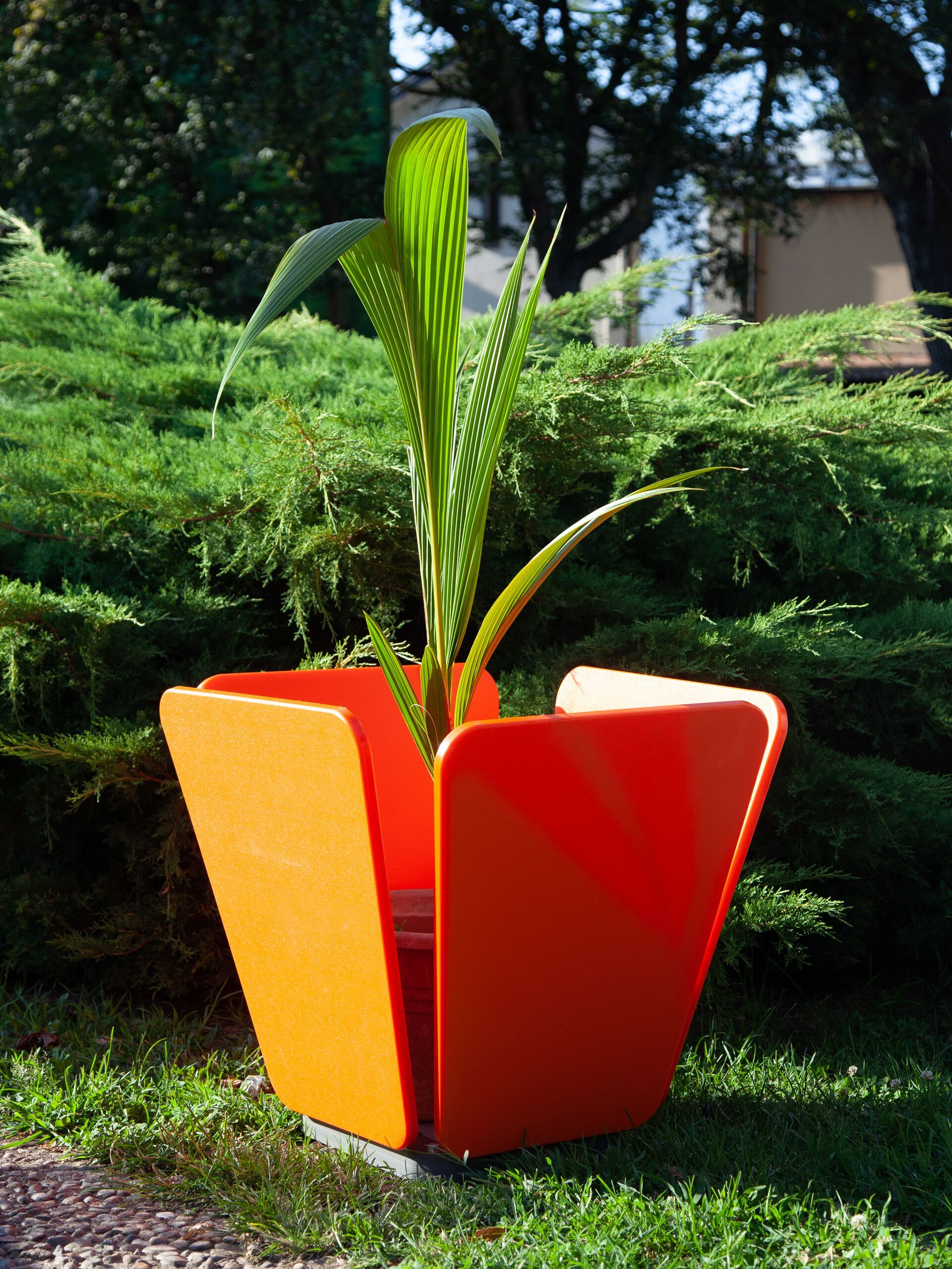 Квадратный полиэтиленовый плантатор Donye PANDORO ARCH-00064660 - Вид №8