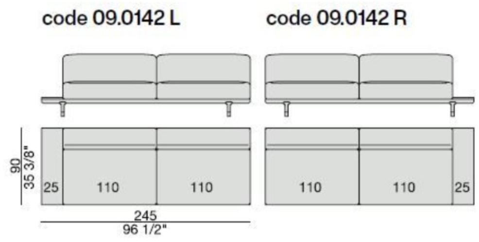 Porada Модульный тканевый диван с вещевым ящиком Eighteen sun-id-1365862 - Вид №31