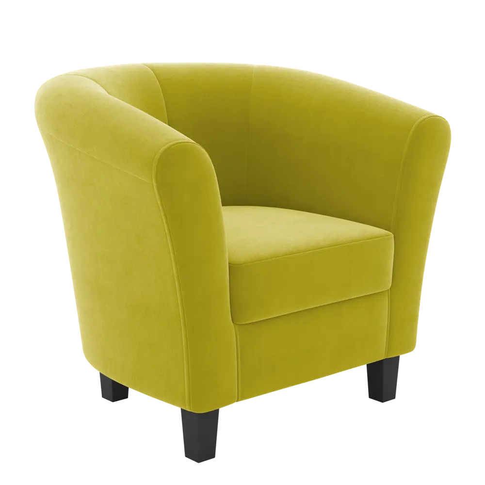 Кресло полиэстер Seasons Марсель CAMARO06 желтое 85x73x77 см 85098309 STLM-2091968 