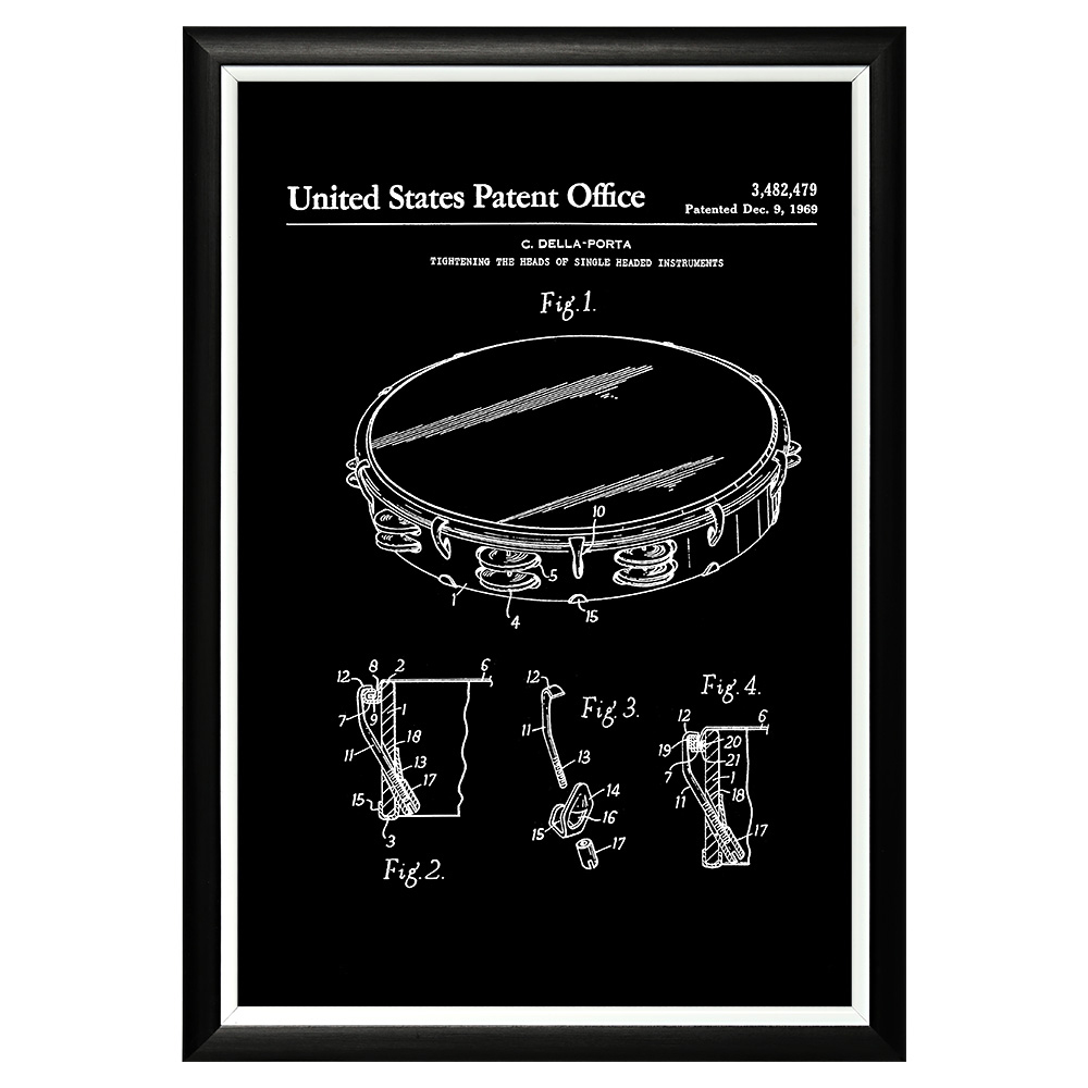 896521296_1818 Арт-постер «Патент на бубен» Object Desire 