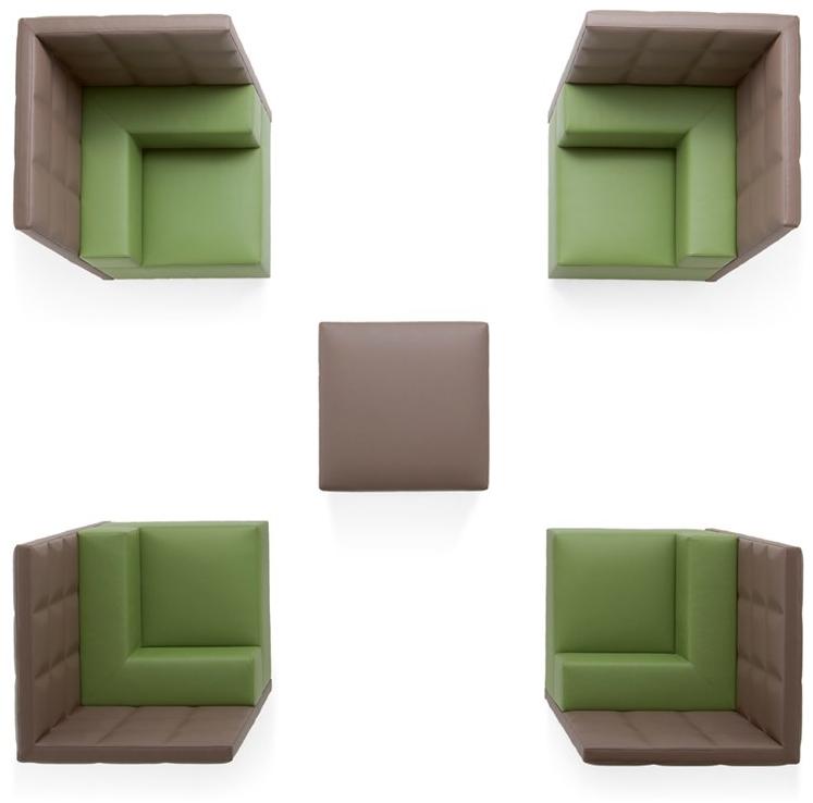 Kastel Кожаное кресло с высокой спинкой Kuadra sun-id-1442444 - Вид №2