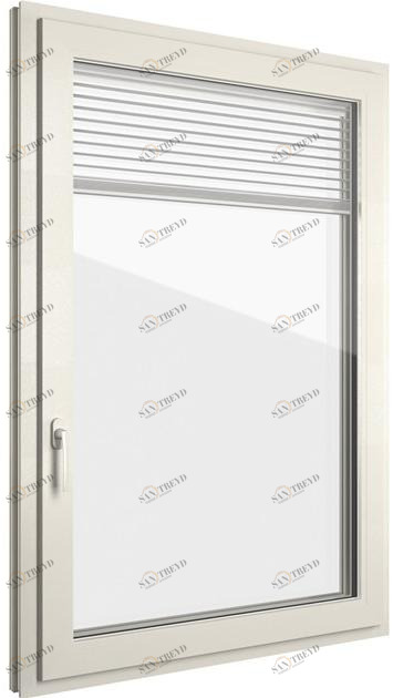 FINSTRAL Окно ПВХ со встроенными жалюзи Fin-72 sun-id-1451572