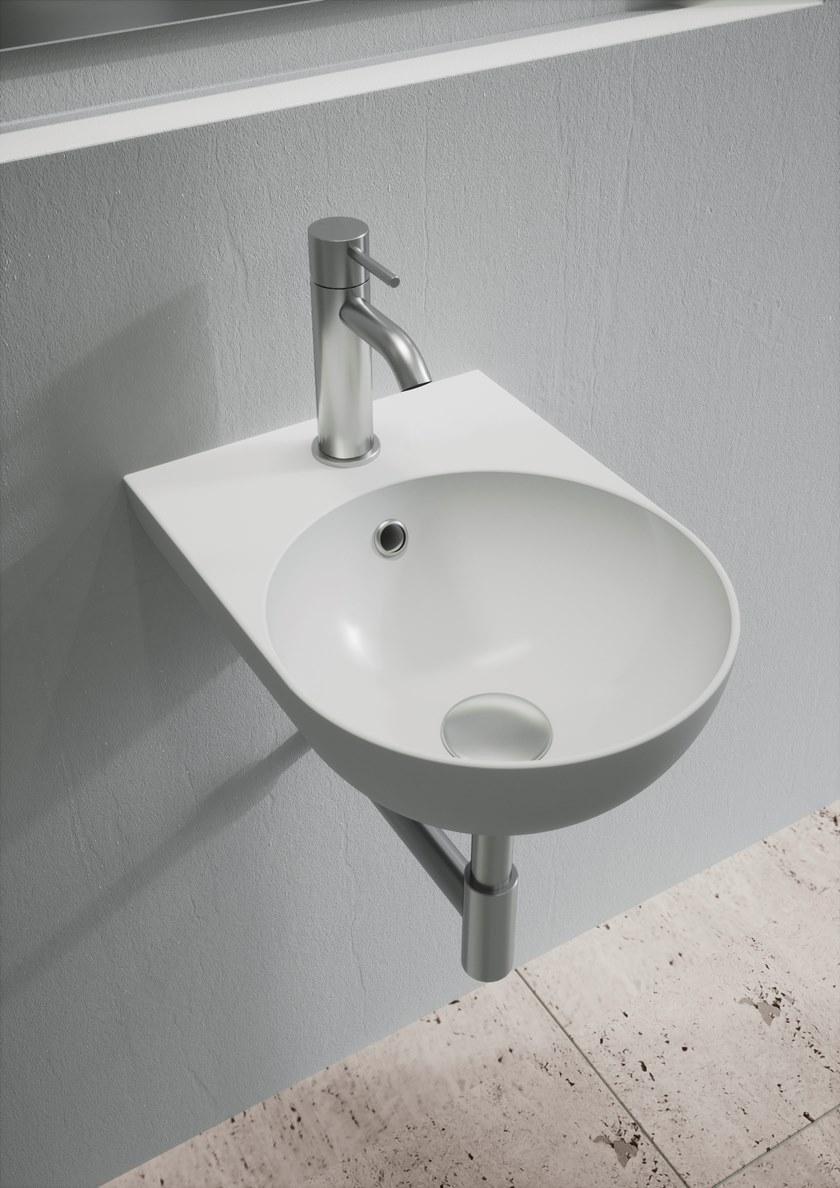 Mil4336101 Подвесная раковина настенная овальная Olympia Ceramica Milady белая - Вид №1