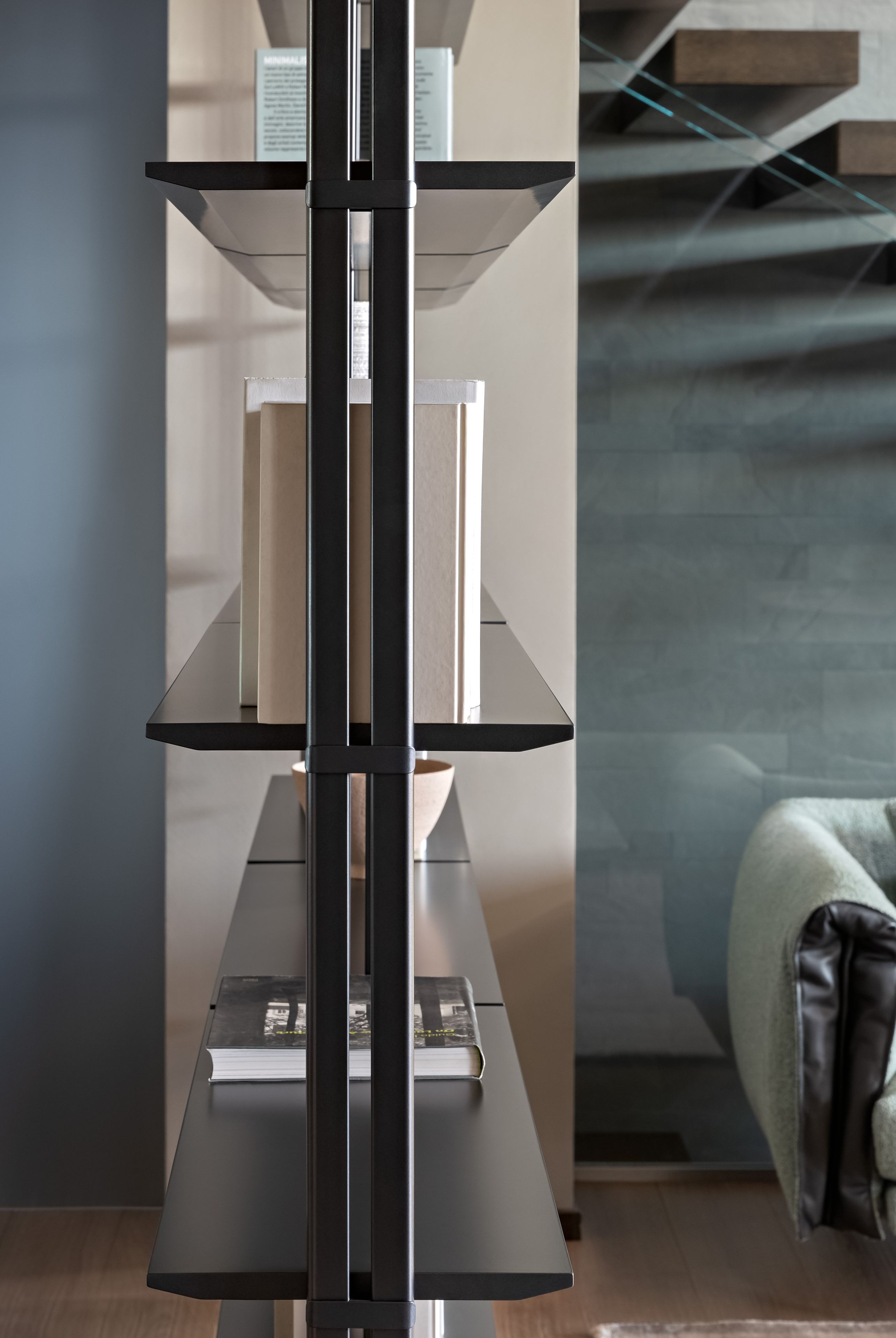 Деревянный секционный настенный книжный шкаф BONALDO Roll ARCH-00062762 - Вид №4