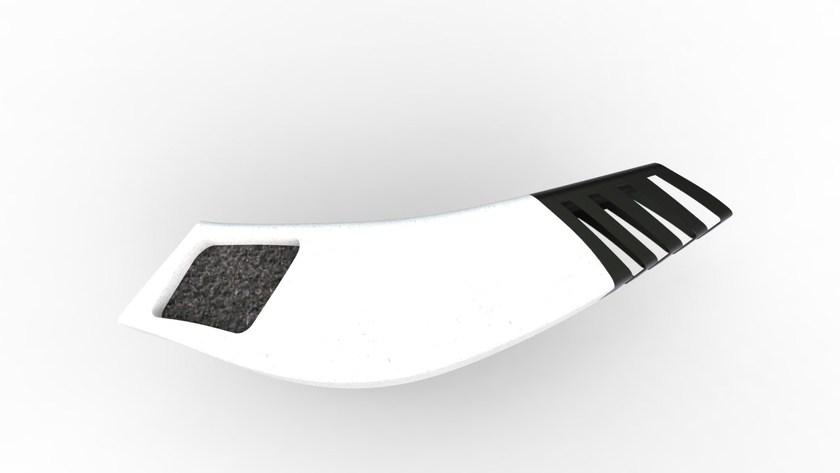 Manufatti Viscio Изогнутая скамья из реконструированного камня без спинки sun-id-1465258 - Вид №5