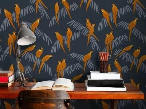 Isidore Leroy Тропические обои на флизелиновой бумаге