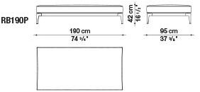 B&B Italia Outdoor Садовый диван из ткани Ribes sun-id-1376014 - Вид №11