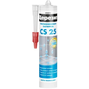 Затирка силиконовая Церезит CS 25 графит 280 мл