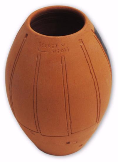 Kiasmo Терракотовая ваза в современном стиле Secret 2013kdvsec5 - Вид №2
