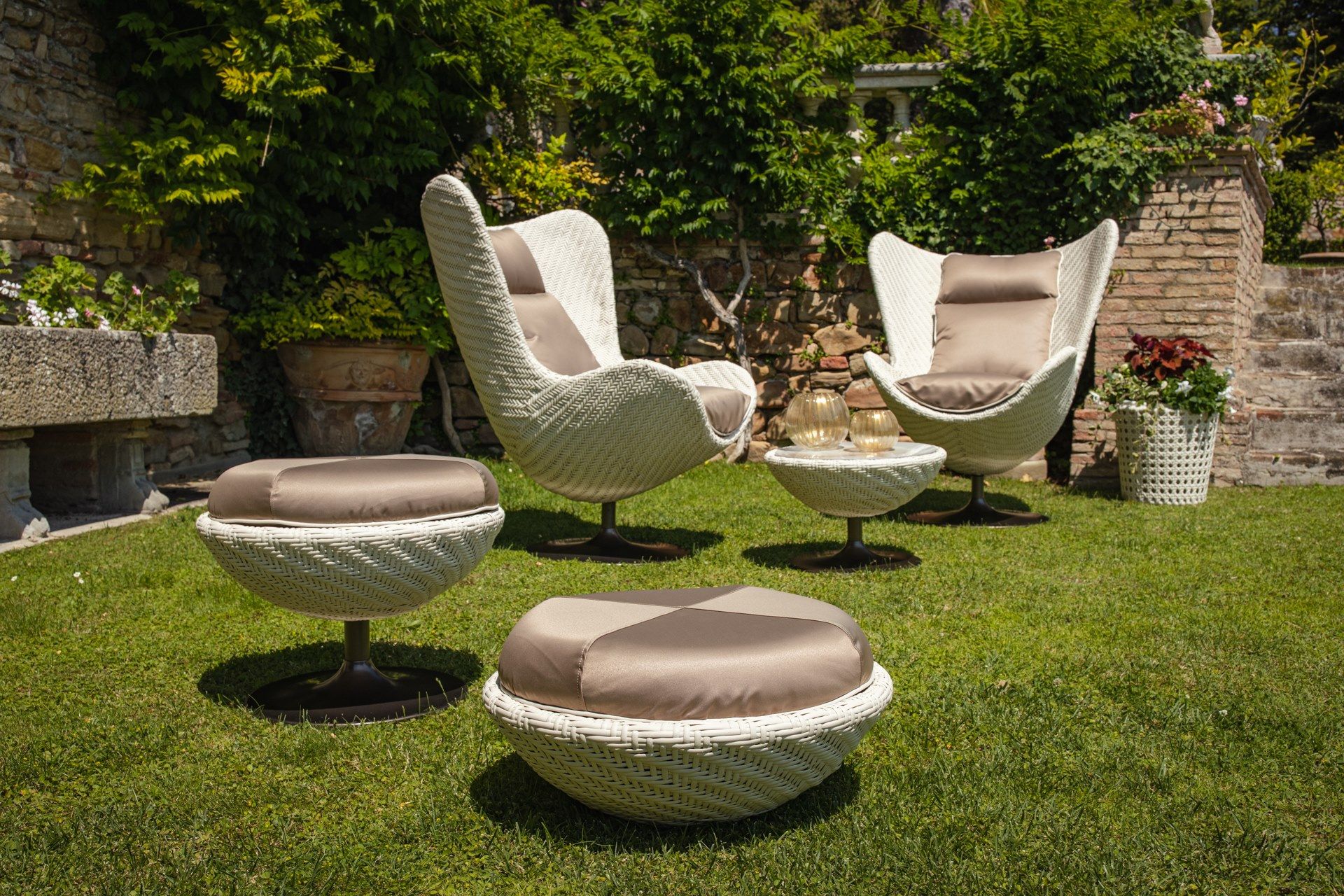 Садовый стул из смолы и ткани Samuele Mazza Outdoor Aldebaran Resin ARCH-00052898 - Вид №2