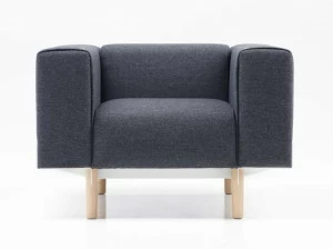 Diemme Кресло из ткани с подлокотниками Bread