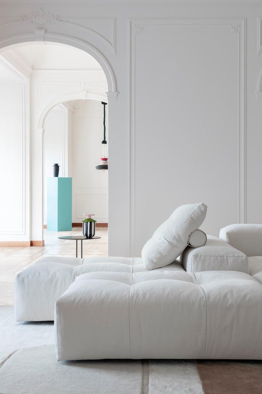 Saba Italia Секционный диван со съемным чехлом из ткани Pixel sun-id-1386988 - Вид №5